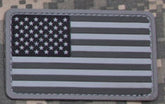 U.S. Flag Patch Forward Facing PVC with Hook Fastener