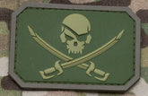 Pirate Skull Flag Morale Patch PVC - Mil-Spec Monkey