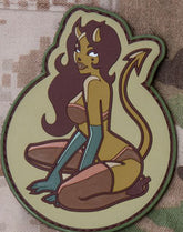 Devil Girl Morale Patch PVC - Mil-Spec Monkey
