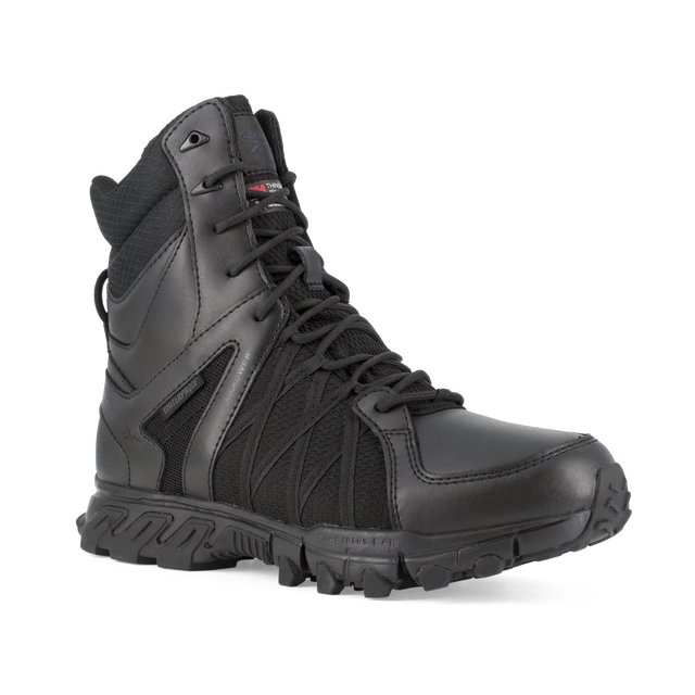 Reebok RB 3455 Trailgrip Tactical - Waterproof Boot with Side Zip - BLACK