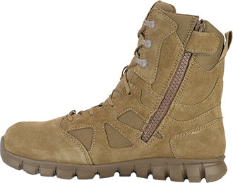 Reebok RB8809 OCP Tactical Boots - Composite Toe Side Zipper - COYOTE