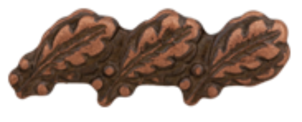 Ribbon Device - 3 Bronze Oak Leaf Clusters - 5/16th inch