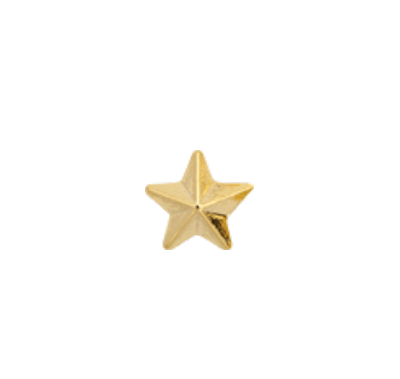 1 Gold Star Ribbon Device