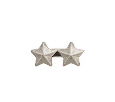 2 Silver Star Ribbon Device
