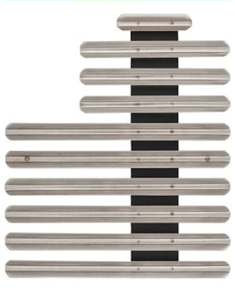 Ribbon Bar Holder with 1/8 Inch Gap - Staggered Right - 25 Ribbons