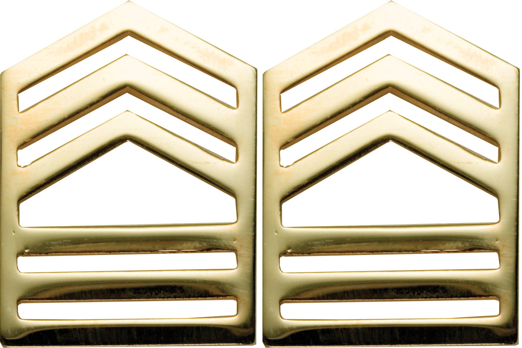 U.S. Army ROTC Rank - No Shine Pin-on Metal Rank Insignia