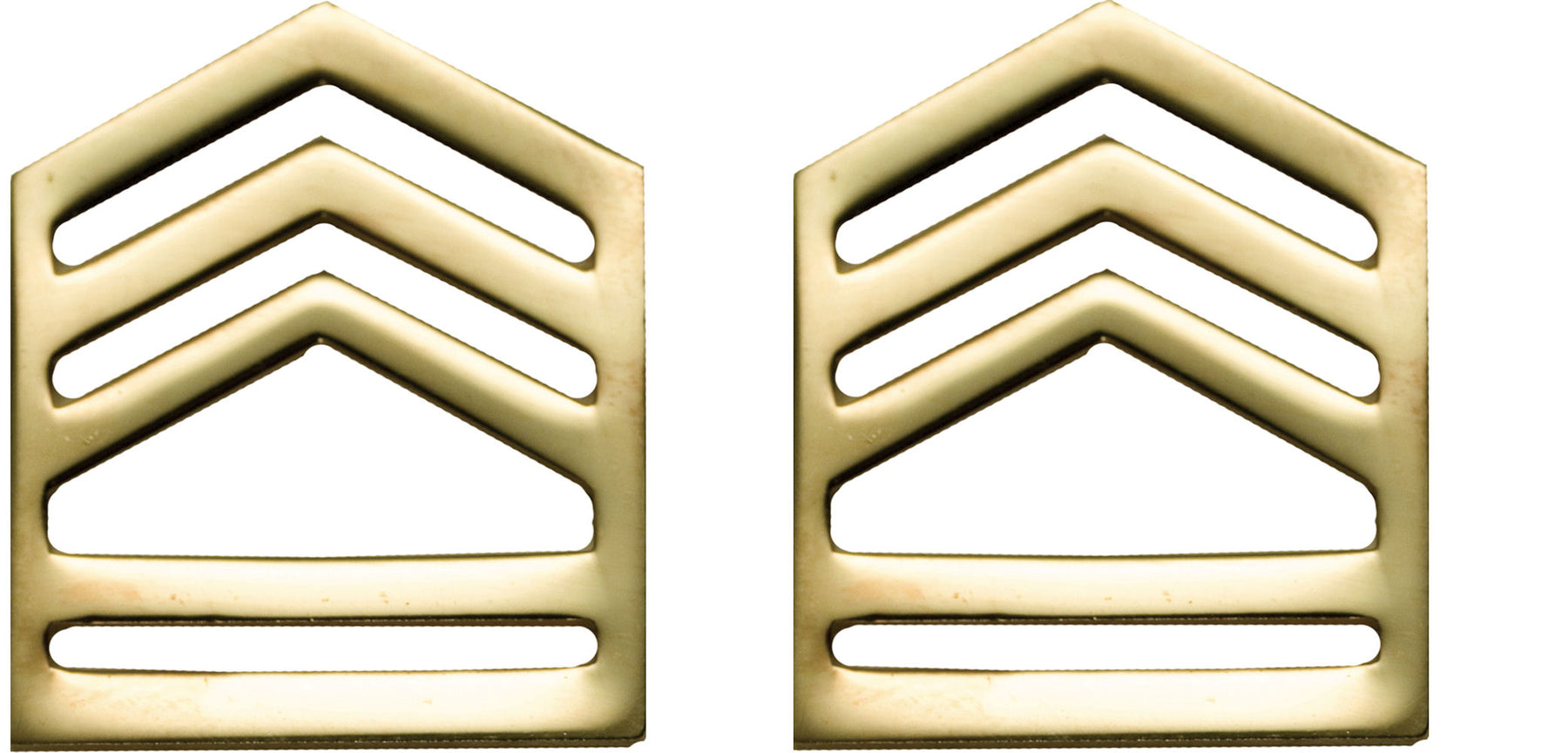 U.S. Army ROTC Rank - No Shine Pin-on Metal Rank Insignia