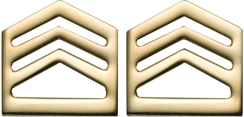 U.S. Army ROTC Rank - No Shine Pin-on Metal Rank Insignia