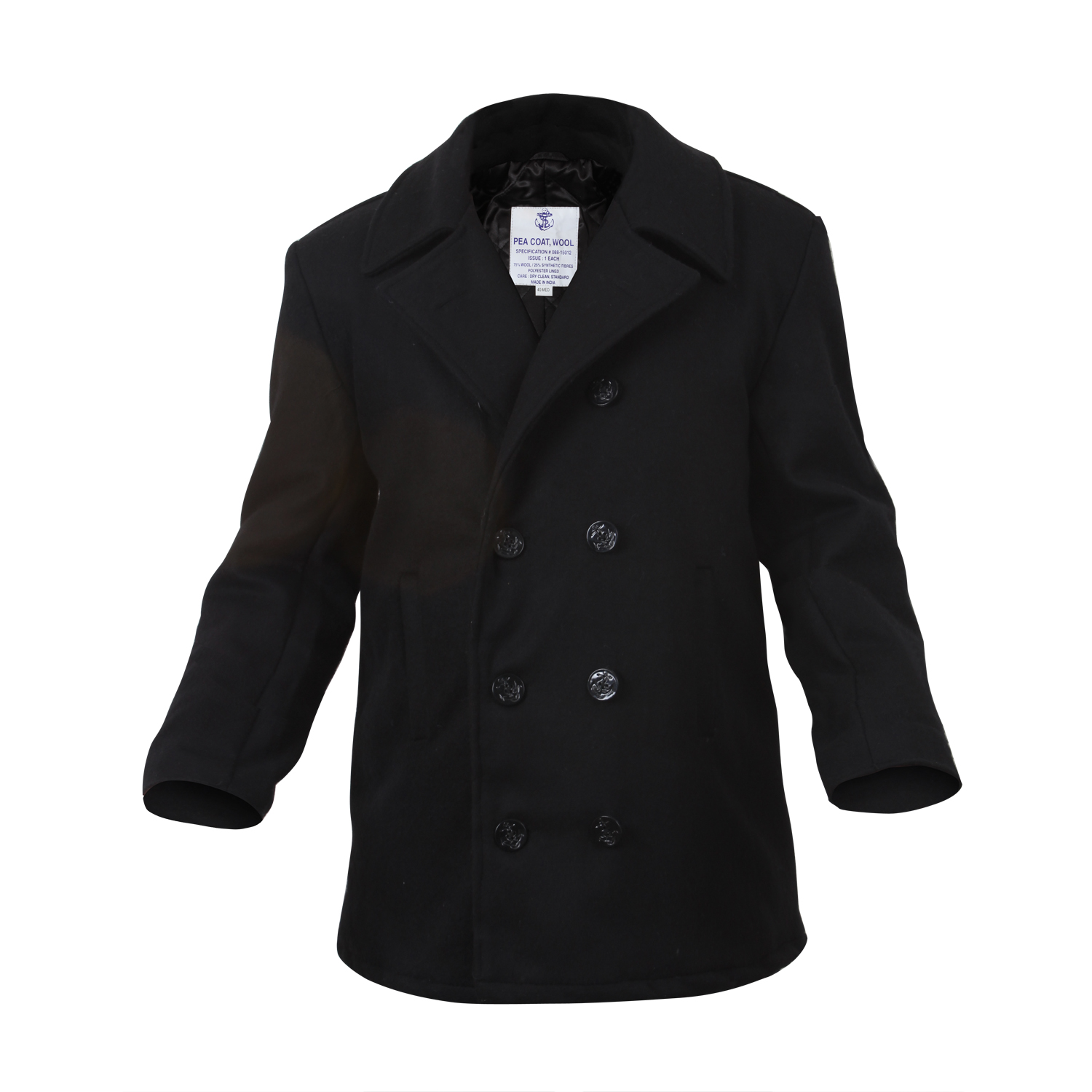 Rothco U.S. Navy Type Pea Coat - Navy Peacoat