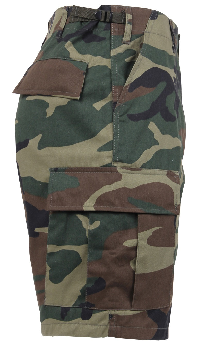 Rothco Camo BDU Shorts - Side View