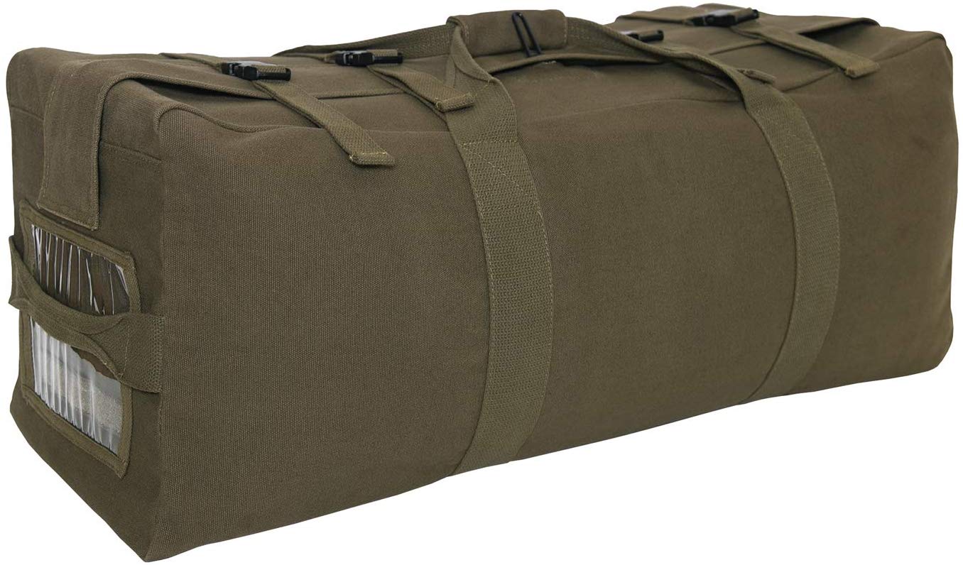 Rothco Heavyweight Top Load Canvas Duffle Bag - Foliage Green