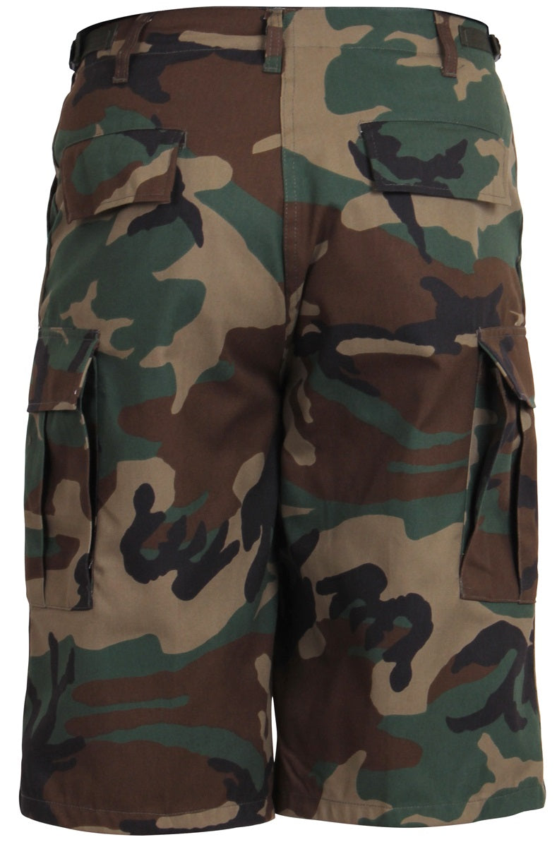 Rothco Long Length Camo BDU Shorts