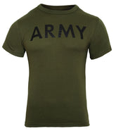 Rothco Olive Drab Military PT Shirt - ARMY