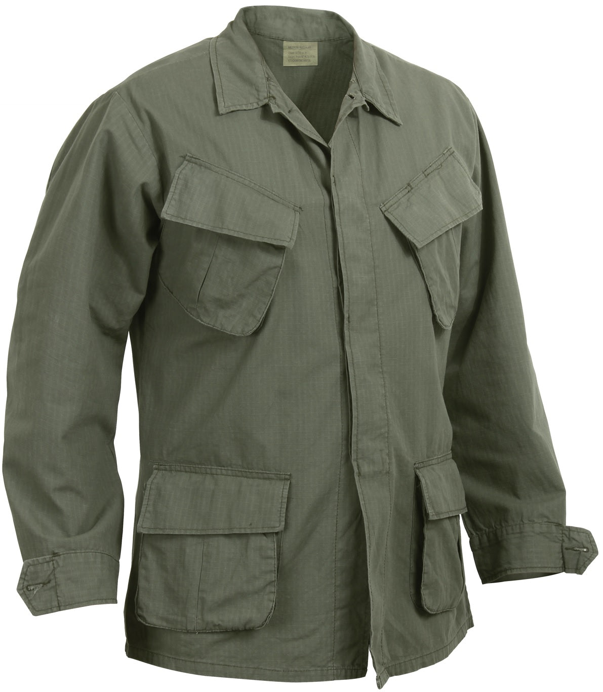 Rothco Vintage Vietnam Fatigue Shirt Rip-Stop - Olive Drab