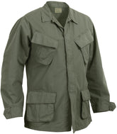 Rothco Vintage Vietnam Fatigue Shirt Rip-Stop - Olive Drab