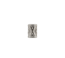 Silver Hourglass Ribbon Device - 5/16 inch