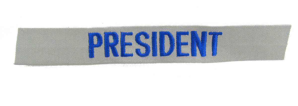 Silver Name Tape - SEW ON - Fabric Material