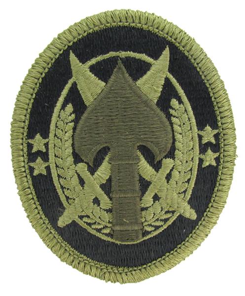 combat patch for dress blues U.S. Army Recruiting Command SEW ON AGSU Color Patch (each)