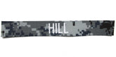 Blue Digital Name Tape - SEW ON