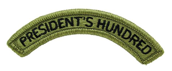 President's Hundred OCP Patch - U.S. Army Patch