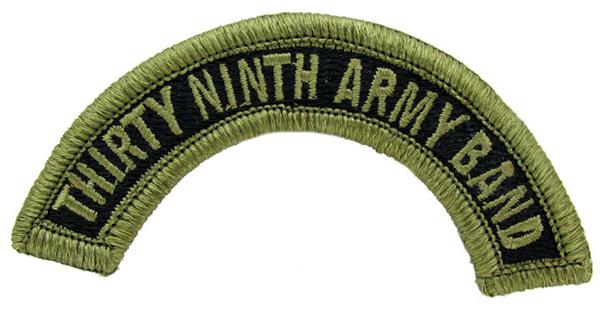 39th Thirty Ninth Army Band Tab OCP Patch - U.S. Army Patch