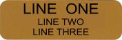 Engraved Name Plate - Three Lines