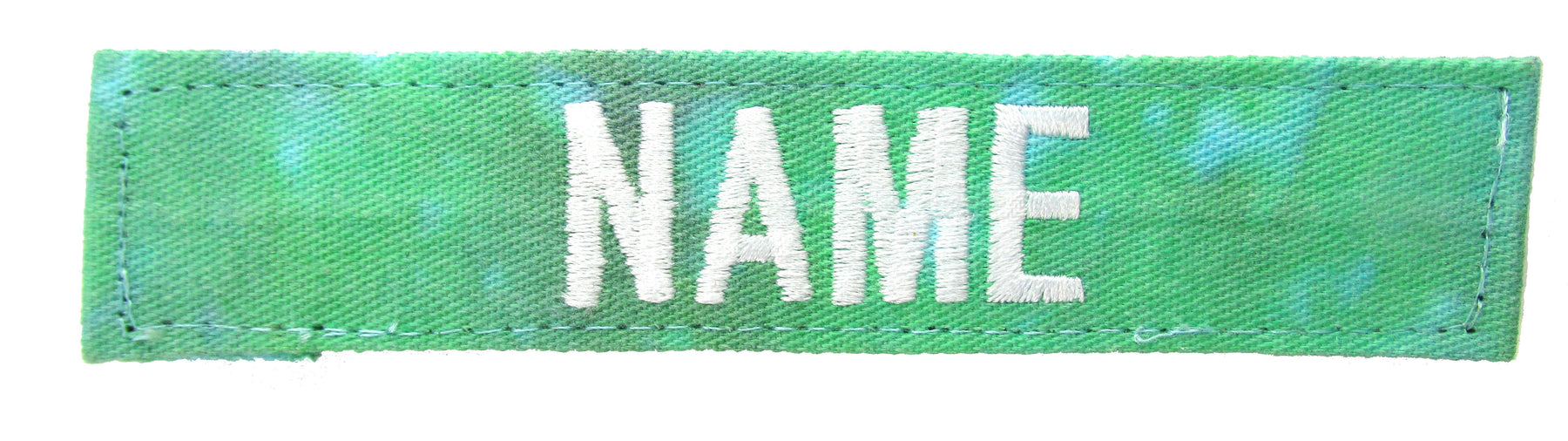 Tie Dye Name Tape with Hook Fastener - Fabric Material