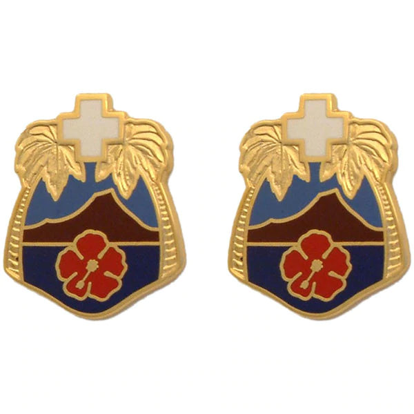 Tripler General Hospital Unit Crest - Pair