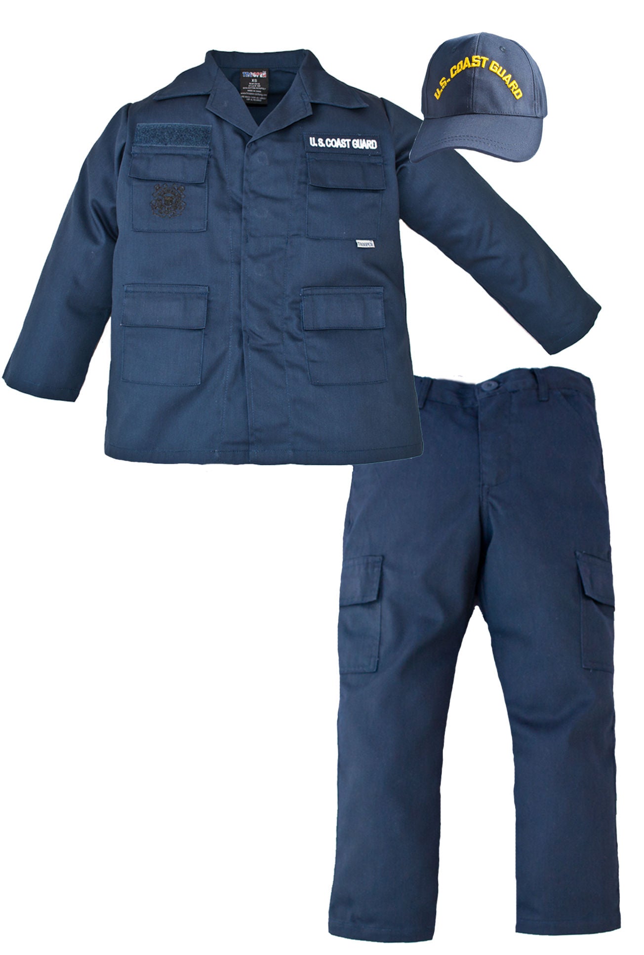 Kids Coast Guard Uniform Kids USCG Costume1