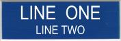 Engraved Name Plate - Two Lines