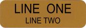 Engraved Name Plate - Two Lines
