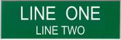 Engraved Name Plate - Two Lines