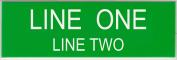 Engraved Name Plate - Two Lines