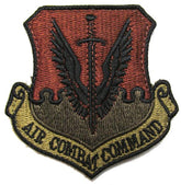 U.S. Air Force Air Combat Command OCP Patch - Spice Brown