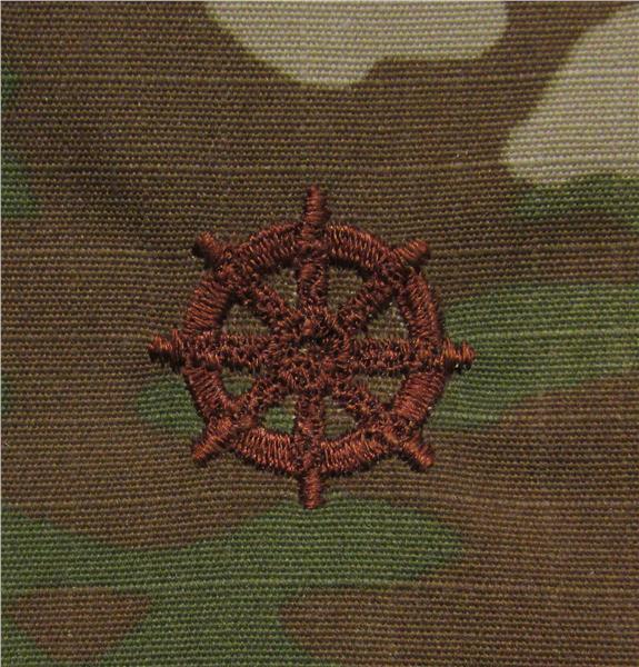 Buddist Chaplain OCP Air Force Badge - SPICE BROWN