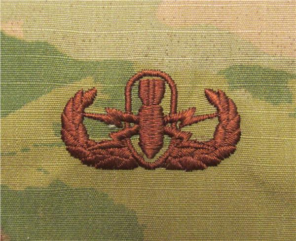 EOD OCP Air Force Badge - SPICE BROWN - Explosive Ordnance Disposal