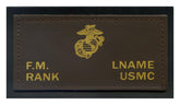 U.S. MARINES A-2 Leather Flight Badge