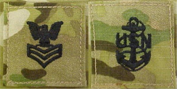 OCP U.S. Navy Rank Insignia with Hook Fastener