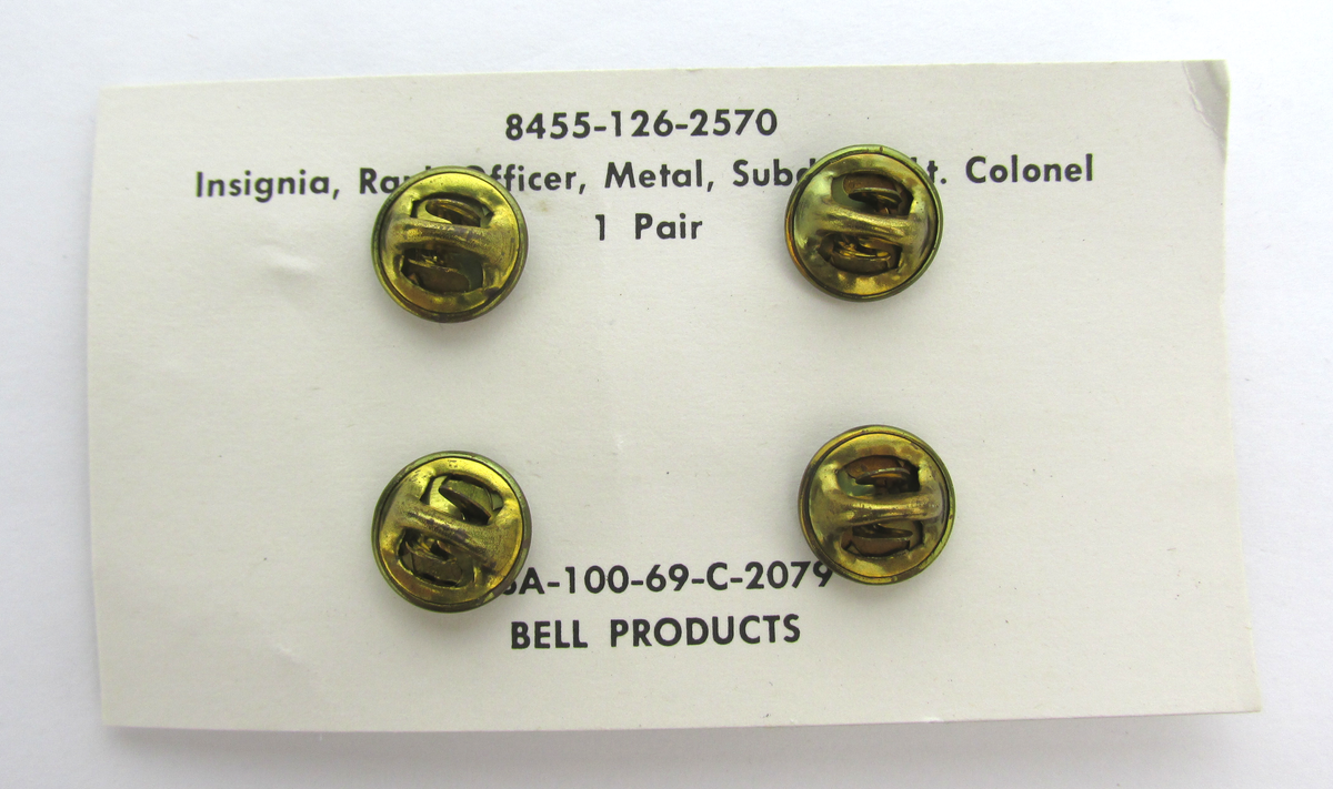 Vintage Lt. Colonel Rank - Vietnam War Era