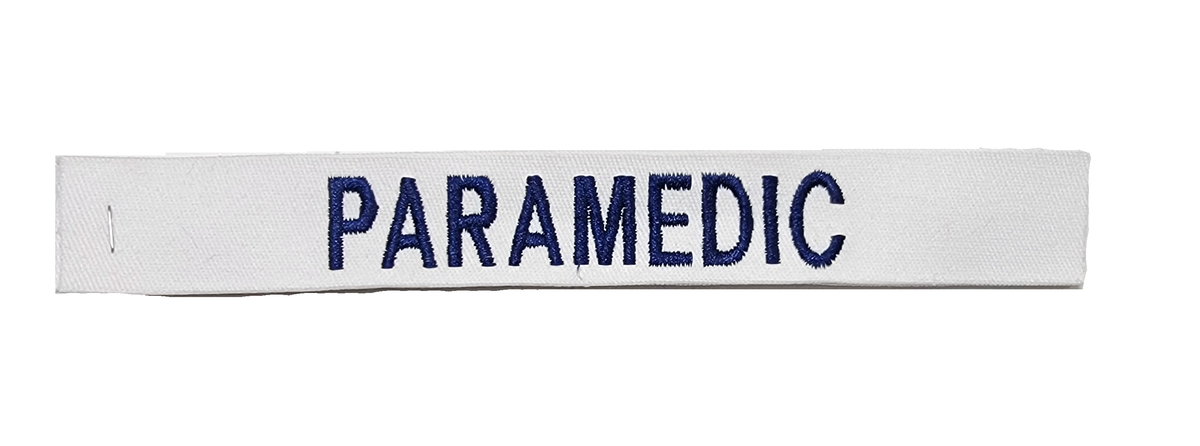 White Name Tape - SEW ON - Fabric Material