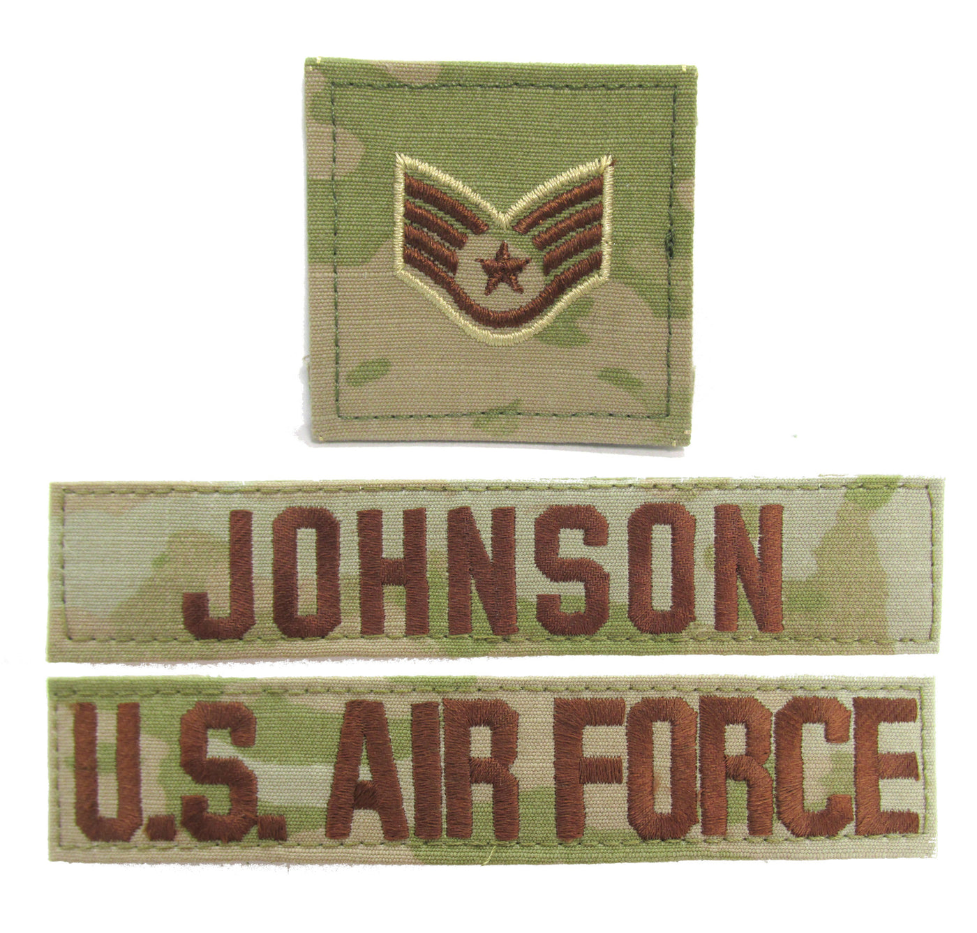 U.S. Air Force OCP Name Tapes - 3 Color OCP