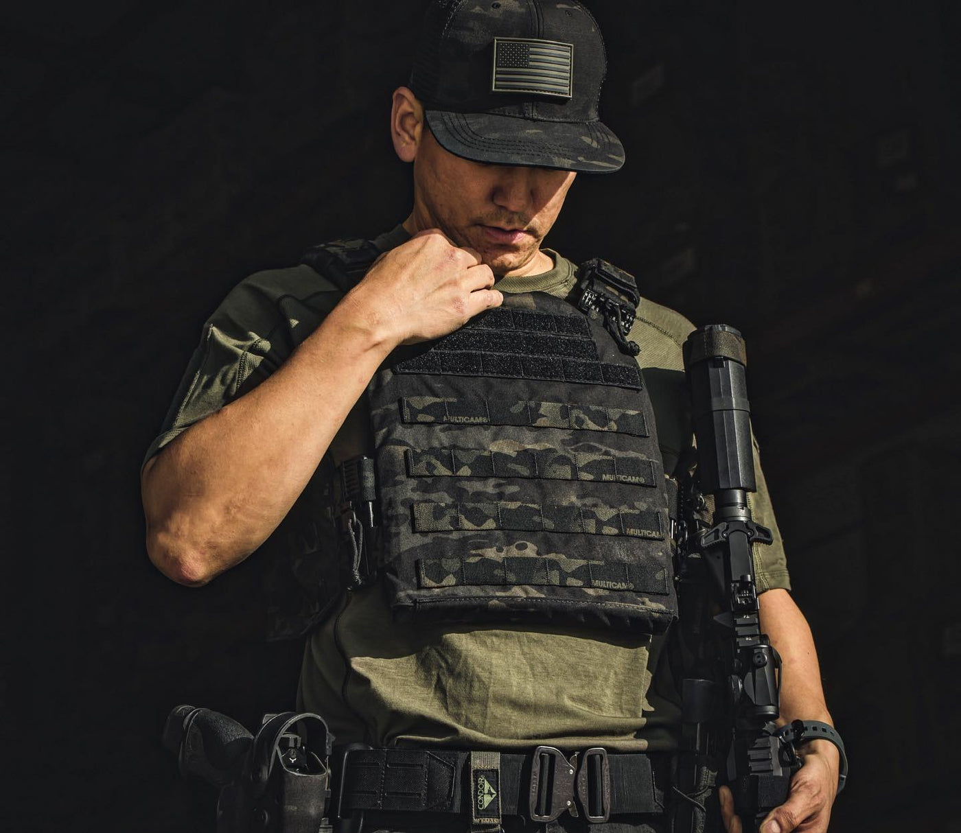 Multicam Black Tactical Gear