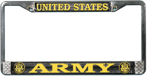 Army License Plate Frames