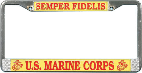 USMC License Plate Frames - Marine Corps License Plates