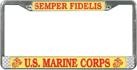 USMC License Plate Frames