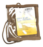 Zippered Neck ID Holder Coyote