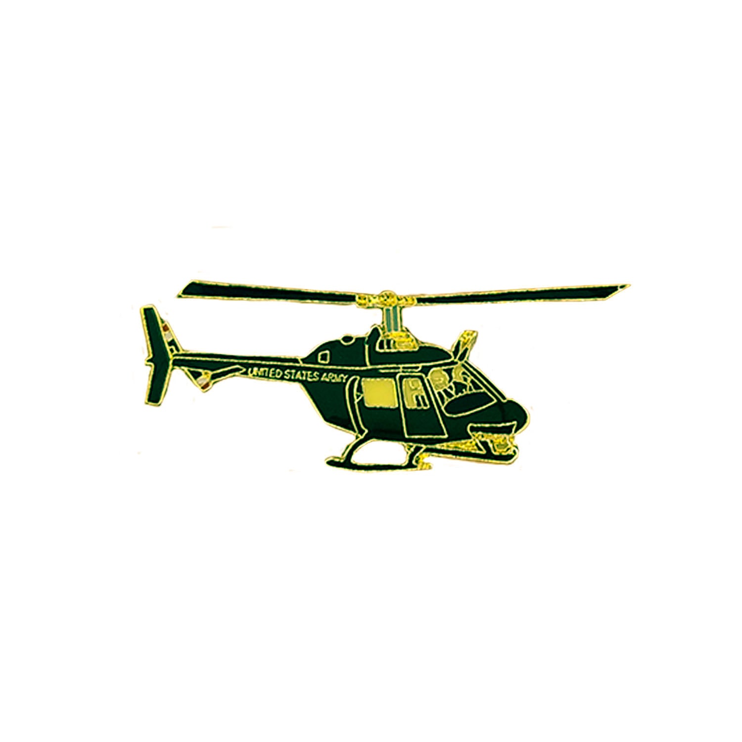 0H-58 Helicopter Metal Pin