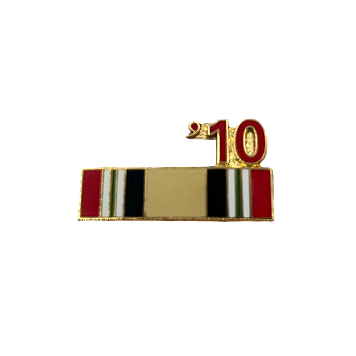 '10 Iraq Ribbon Metal Pin - CLEARANCE!