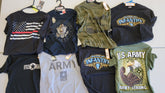 CLEARANCE - Men's Size Small - Military T-Shirt Lot #19