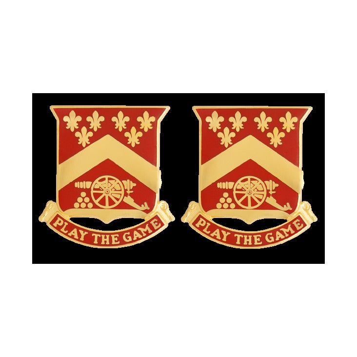 103rd Field Artillery Unit Crest - Pair